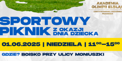 Sportowy piknik z okazji Dnia Dziecka.