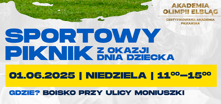 Sportowy piknik z okazji Dnia Dziecka.