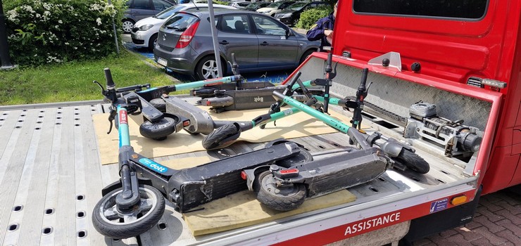 Elbląg: Źle zaparkujesz hulajnogę elektryczną, licz się z mandatem