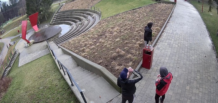 Informacja na temat monitoringu w Parku Dolinka