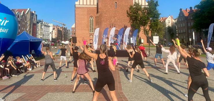 Plenerowa zumba tym razem na Starym Mieście