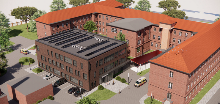 Tak będzie wyglądał nowy budynek szpitala miejskiego. Placówka otrzymała 33 mln dofinansowania