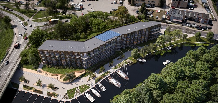 Elbląg: Apartamentowiec przy ul. Warszawskiej. Rozpoczęcie budowy odłożone na przyszły rok