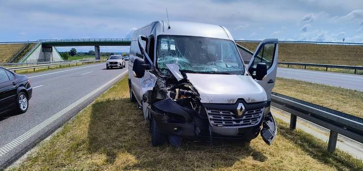Wypadek na S7. Droga w kierunku Gdaska odbywa si jednym pasem