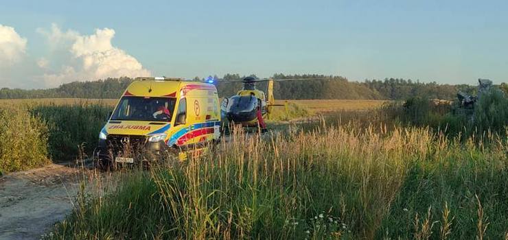 Wypadek motocyklisty. 26-latka nie udao si uratowa