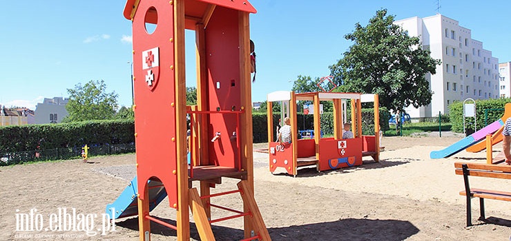 Elblg: Plac zabaw przy ul. Kociuszki znw bdzie cieszy najmodszych