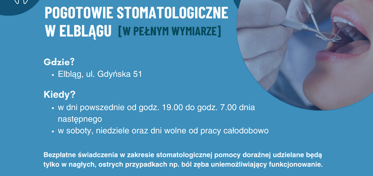 Pogotowie stomatologiczne w penym wymiarze!