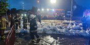Ulewne deszcze przysporzyy mieszkacom Suchacza wiele zmartwie