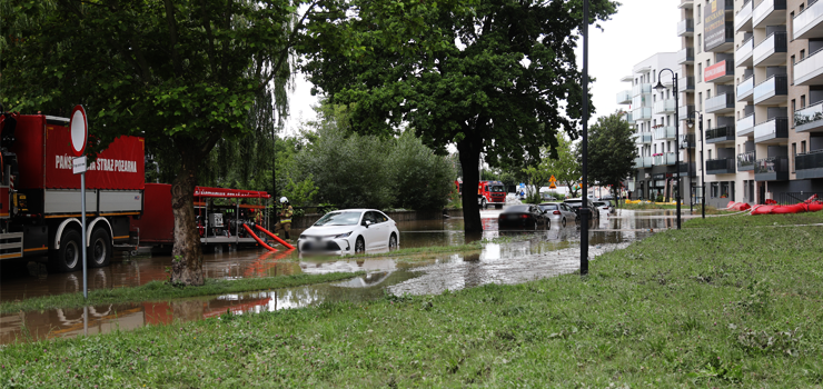 Poziom wody w Kumieli opada, sytuacja się stabilizuje