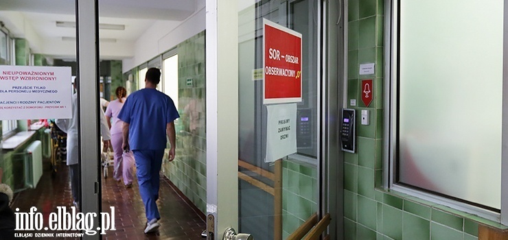Elblg: Lekarz zosta odsunity od pracy.Pacjenci byli odsyani z SOR-u?