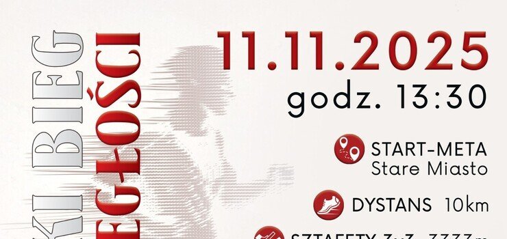 Ruszyły zapisy na XI Bieg Niepodległości