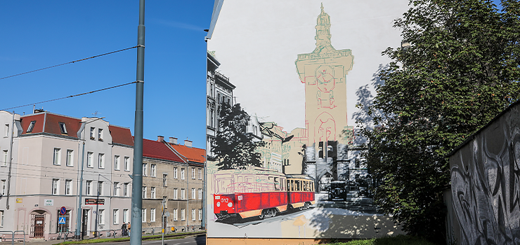 Nowy mural ozdobi Elblg. Historia miasta na szynach (zobacz zdjcia)