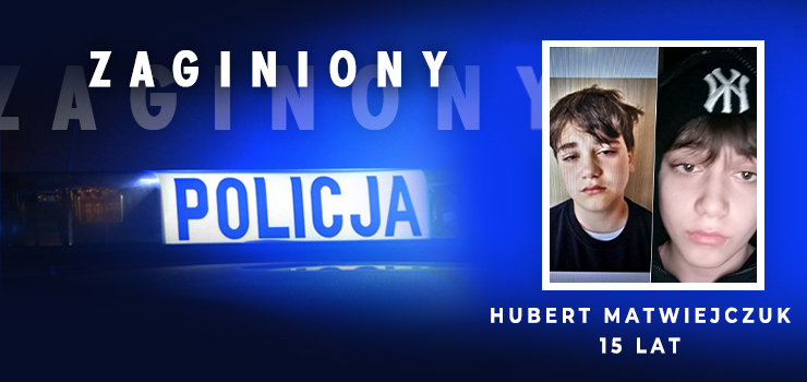 Elblg: Zagin 15-letni Hubert. Policja prosi o pomoc 