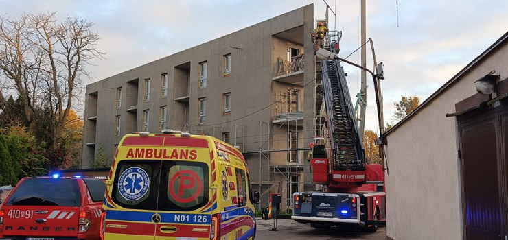 Tragedia na budowie w Braniewie. Zginął mężczyzna