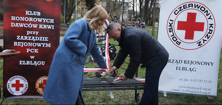 W Parku Planty pojawia si aweczka Honorowych Dawcw Krwi. „Jestecie bohaterami dzisiejszych czasw”