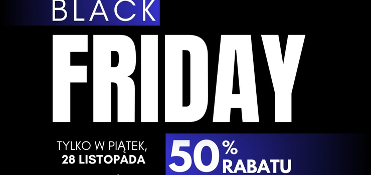 Black Friday w MOSiR – wiczenia za poow ceny