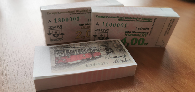Limitowane bilety z okazji jubileuszu tramwajw elektrycznych w Elblgu