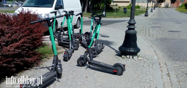 Jaki los czeka w Elblgu hulajnogi elektryczne?