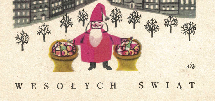 Wernisa "Wesoych wit Boego Narodzenia" - polskie pocztwki z lat 60. i 70. XX wieku