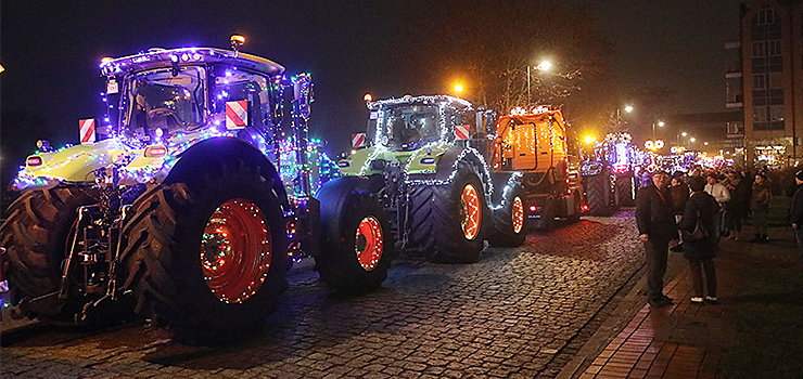 Elblg: witeczne traktory odwiedziy miasto (zobacz zdjcia)