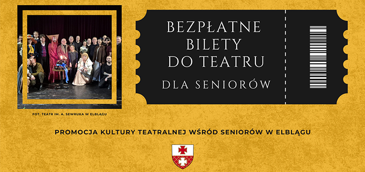 Bezpłatne bilety do Teatru dla elbląskich seniorów