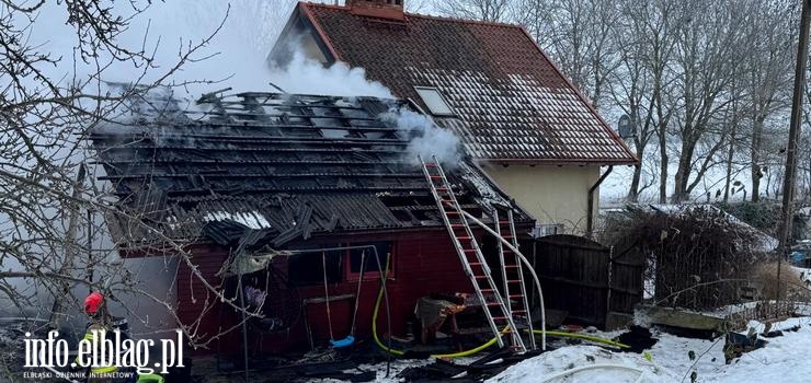 Po�ar w Wikrowie. Kobieta z dzieckiem straci�a dach nad g�ow�, ruszy�a zbi�rka [aktualizacja]