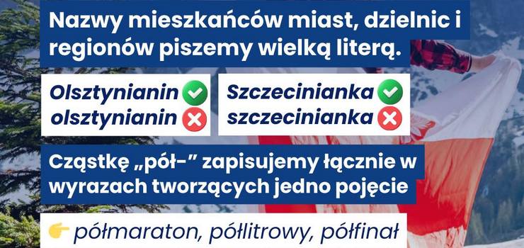 Elbl��anie od teraz z du�ej litery. Co jeszcze si� zmieni�o w ortografii?