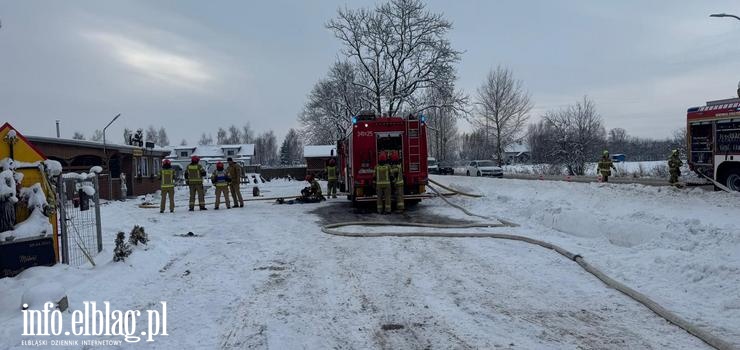 Po�ar baru w Raczkach Elbl�skich