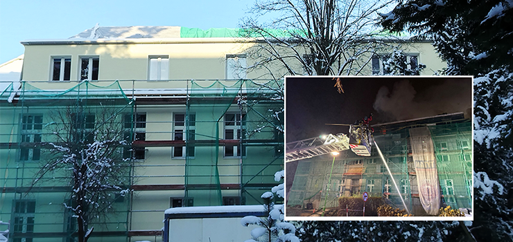 Elbl�g: Po�ar wy��czy� z u�ytku wa�ny budynek. Kiedy szpital wr�ci do normalno�ci?