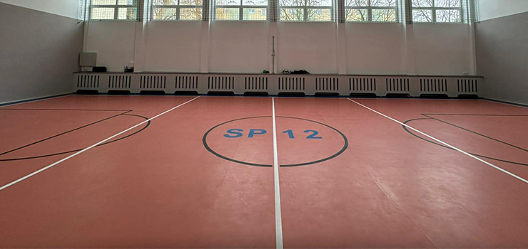 Sala sportowa w SP 12 po remoncie