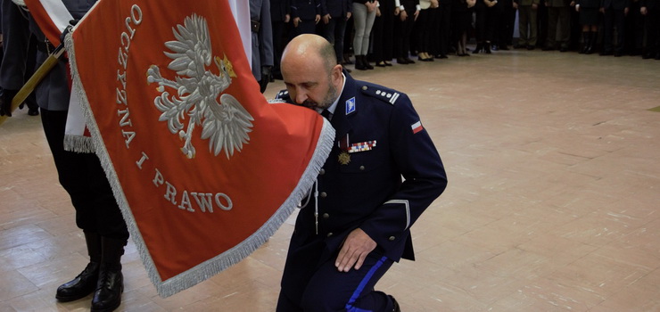 Z Komendą Miejską Policji w Elblągu pożegnał się insp. Tomasz Piaskowski