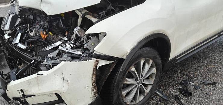 Zderzenie dwóch aut na Węźle Wschód. Uwaga na utrudnienia w ruchu!