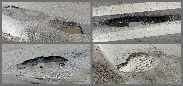 Elbl�g: Po zimie zosta�y dziury. Kiedy drogowcy rozpoczn� �atanie ulic?