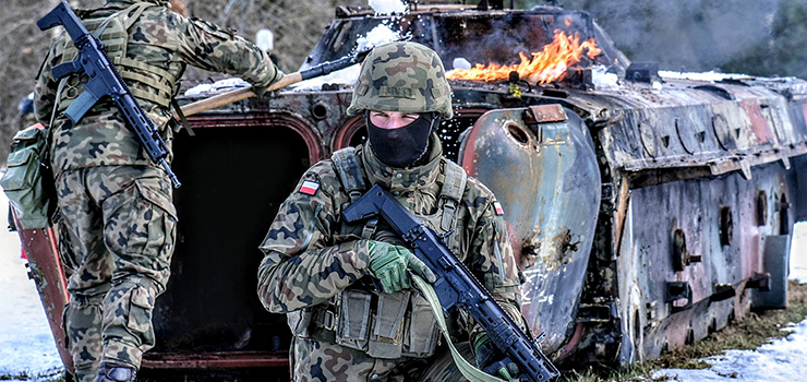 �o�nierze batalionu remontowego �wiczyli opanowanie oraz precyzj� dzia�ania pod presj�