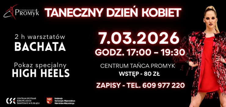 Taneczny Dzie� Kobiet w Centrum Ta�ca Promyk. Wygraj wej�ci�wk�
