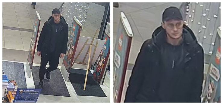 Policja poszukuje m�czyzny pokazanego na zdj�ciu z monitoringu