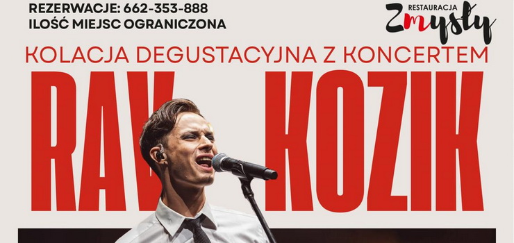 Zmysłowy Dzień Kobiet z koncertem RAV KOZIK w ZMYSŁACH!