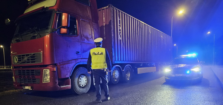 28-latek prowadził ciężarówkę pod wpływem amfetaminy