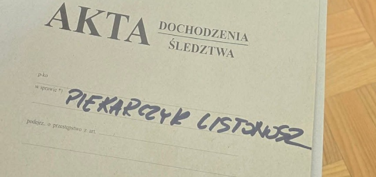 Piekarczyk Listonosz zosta� odzyskany