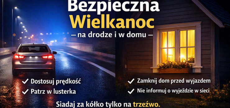 Bezpieczny weekend wielkanocny. Więcej policyjnych kontroli na drogach