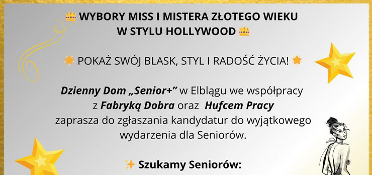 Wybory miss i mistera z�otego wieku - Elbl�g 2026