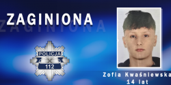 Zagin�a 14-letnia dziewczyna. Policja prosi o pomoc