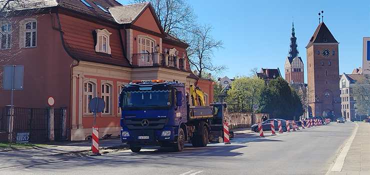 Rozpocz�� si� remont ul. Stoczniowej (zobacz zdj�cia)