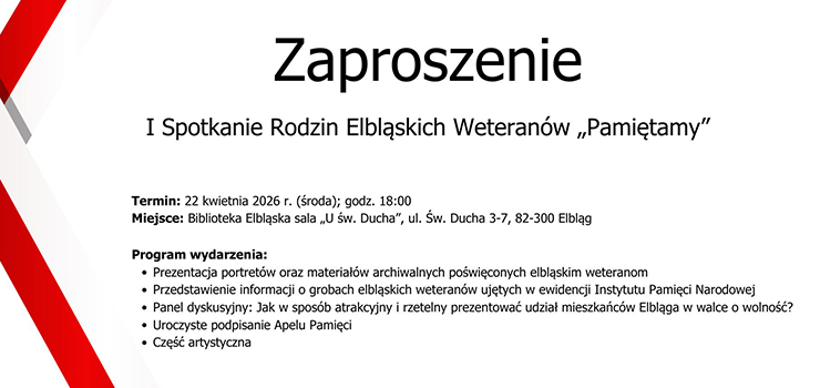 Spotkanie Rodzin Elbląskich Weteranów