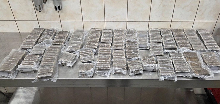KAS zatrzyma�a ponad 40 kg narkotyk�w na przej�ciu granicznym w Grzechotkach