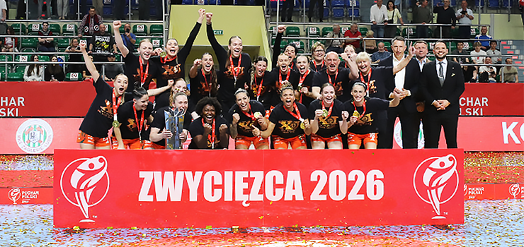 KGHM Zag��bie Lubin z Pucharem Polski! Emocjonuj�cy fina� Final Four w Elbl�gu (zdj�cia)