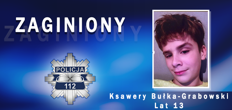 Zagin�� 13-letni Ksawery. Ostatni raz by� widziany wczoraj w CH Ogrody