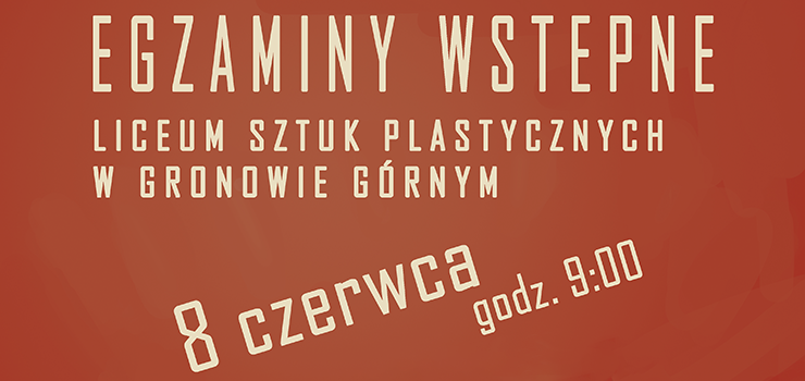 Rekrutacja do Liceum Sztuk Plastycznych