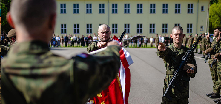75 nowych żołnierzy złożyło przysięgę wojskową w Braniewie