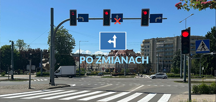 Zmiana organizacji ruchu na skrzyżowaniu ul. Traugutta i ul. Grota-Roweckiego